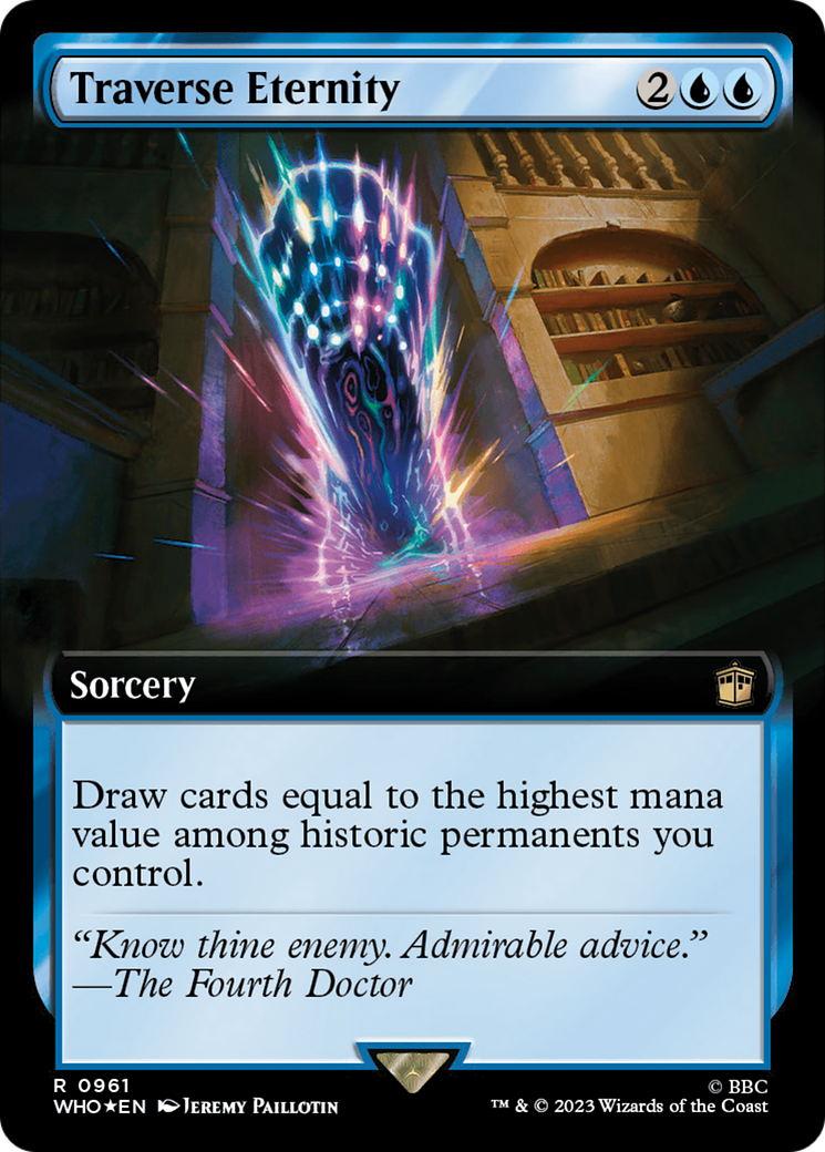 Traverse Eternity (Extended Art) (Surge Foil) [Doctor Who] | Webway Games