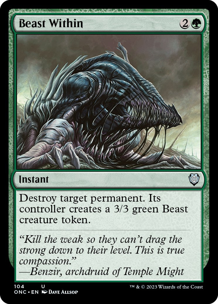 Beast Within [Phyrexia: All Will Be One Commander] | Webway Games