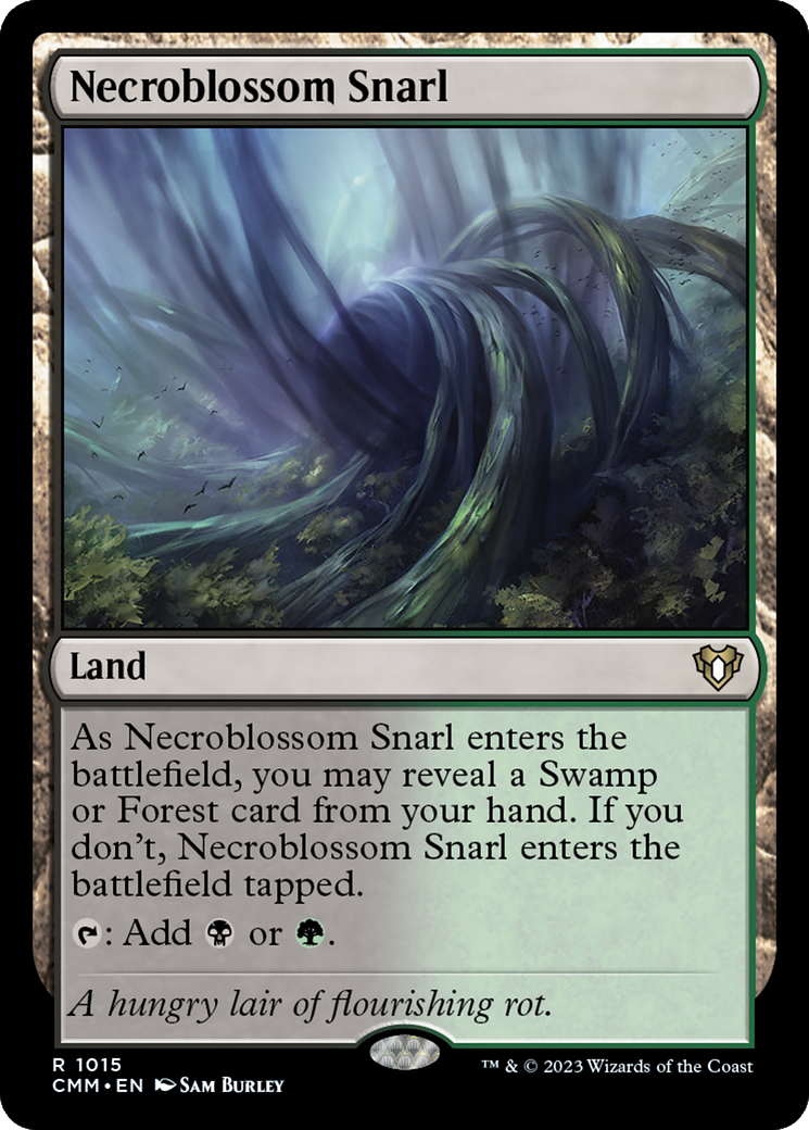 Necroblossom Snarl [Commander Masters] | Webway Games