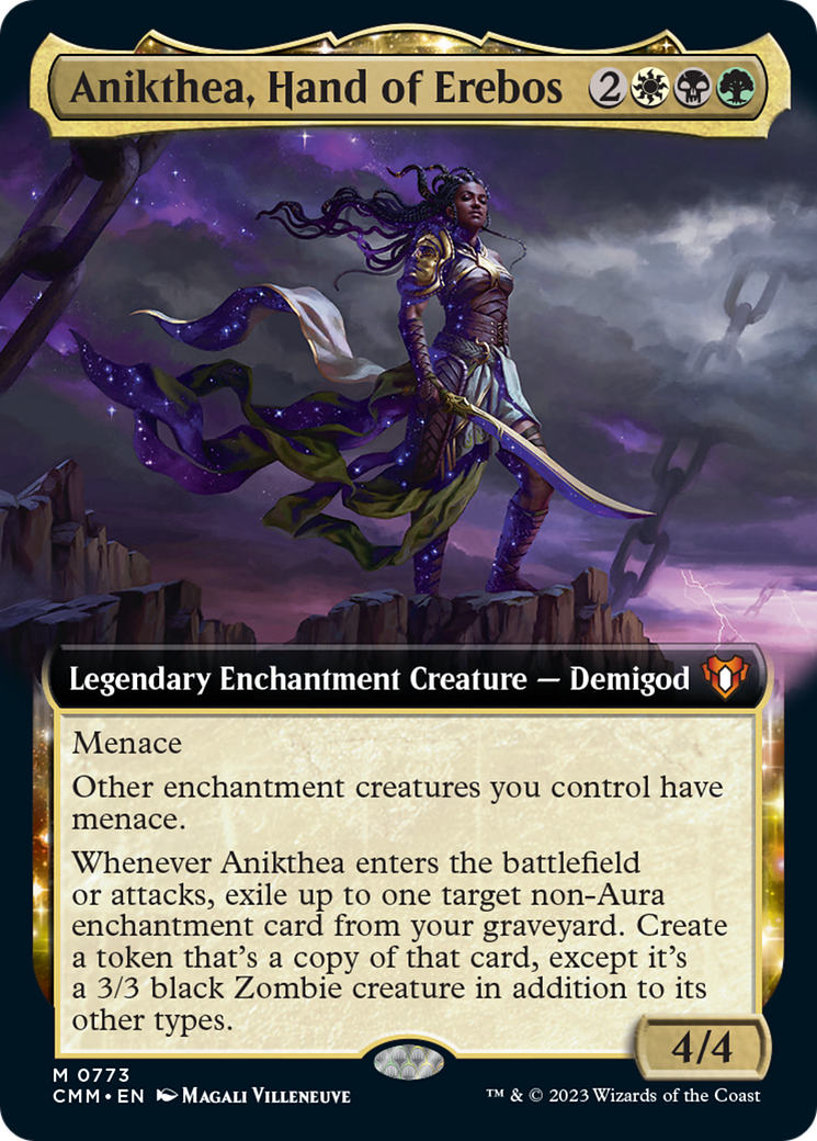 Anikthea, Hand of Erebos (Extended Art) [Commander Masters] | Webway Games