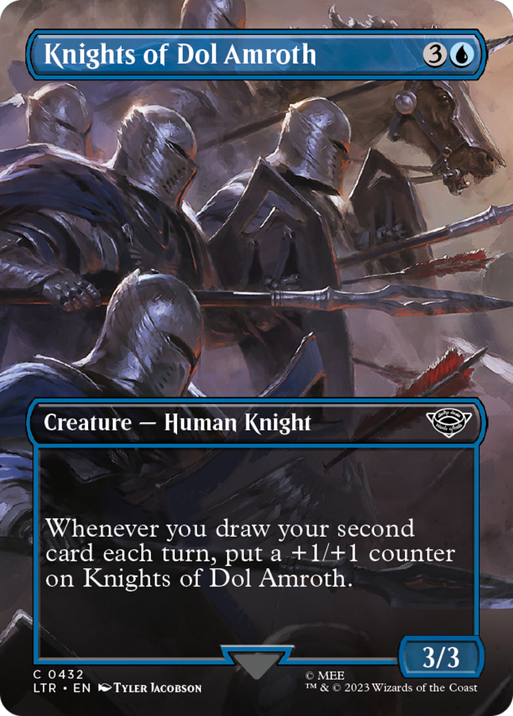 Knights of Dol Amroth (Borderless Alternate Art) [The Lord of the Rings: Tales of Middle-Earth] | Webway Games