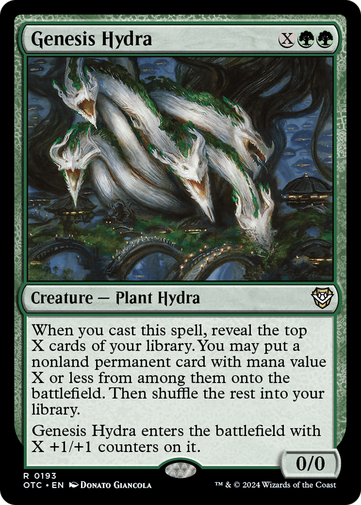 Genesis Hydra [Outlaws of Thunder Junction Commander] | Webway Games