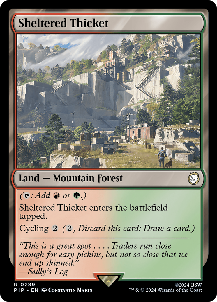 Sheltered Thicket [Fallout] | Webway Games