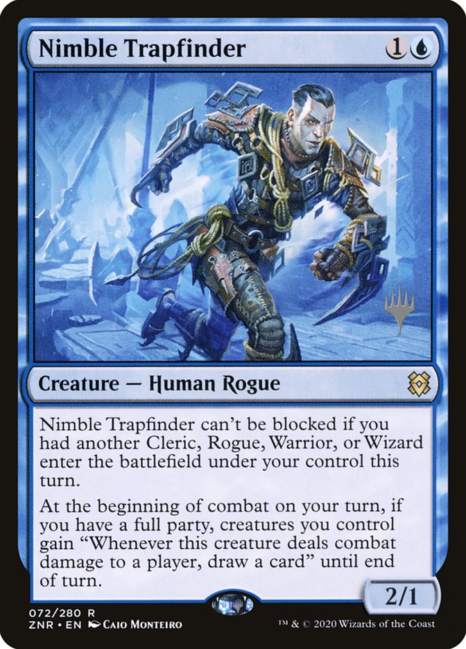 Nimble Trapfinder (Promo Pack) [Zendikar Rising Promos] | Webway Games