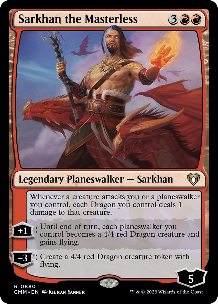 Sarkhan the Masterless [Commander Masters] | Webway Games