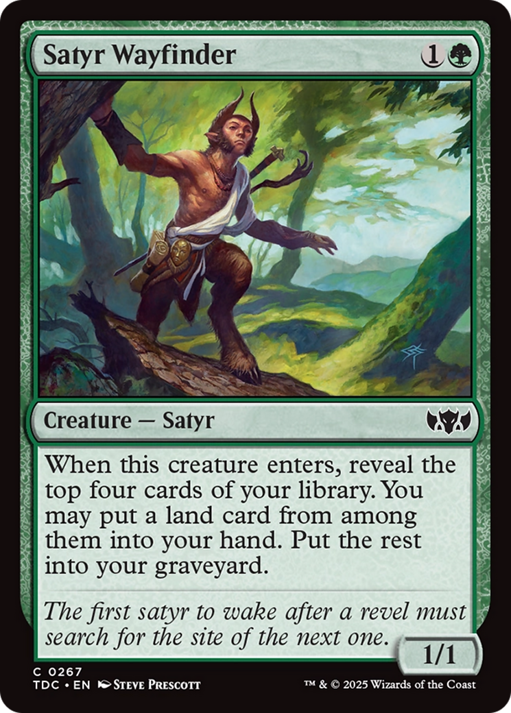 Satyr Wayfinder [Tarkir: Dragonstorm Commander] | Webway Games