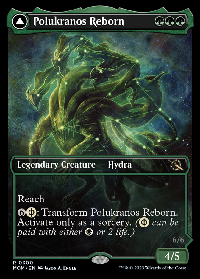 Polukranos Reborn // Polukranos, Engine of Ruin (Showcase Planar Booster Fun) [March of the Machine] | Webway Games