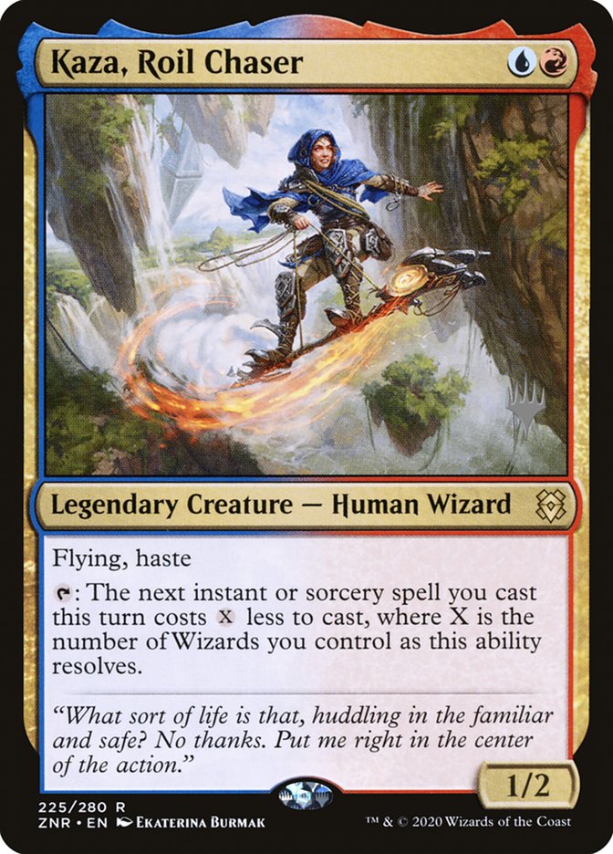Kaza, Roil Chaser (Promo Pack) [Zendikar Rising Promos] | Webway Games