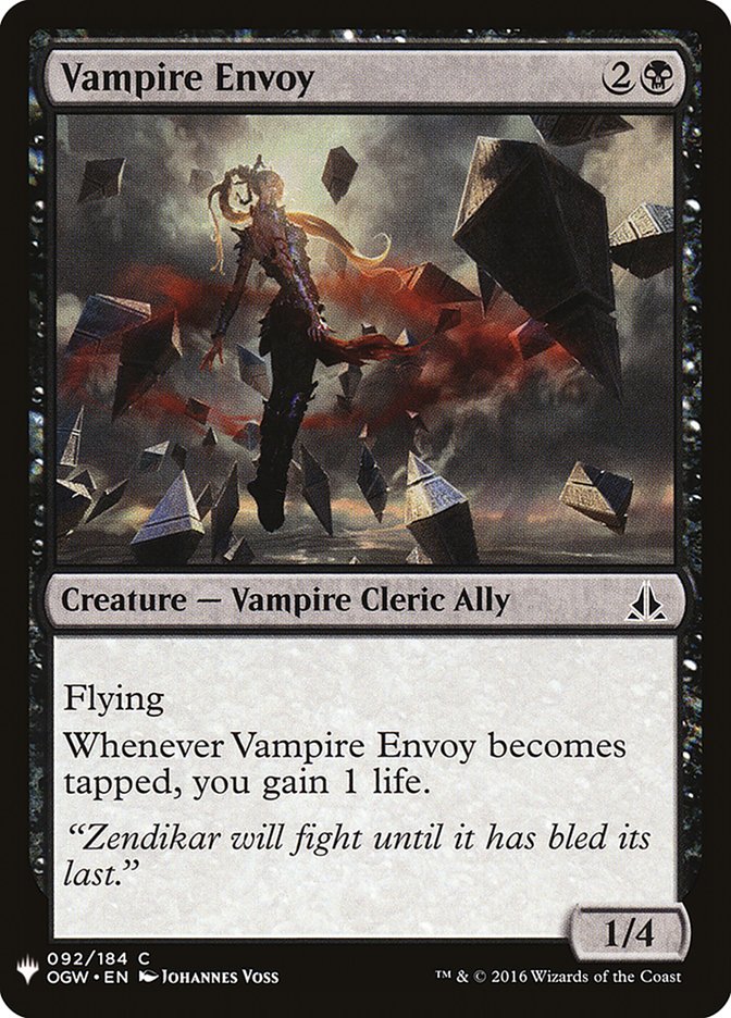 Vampire Envoy [Mystery Booster] | Webway Games