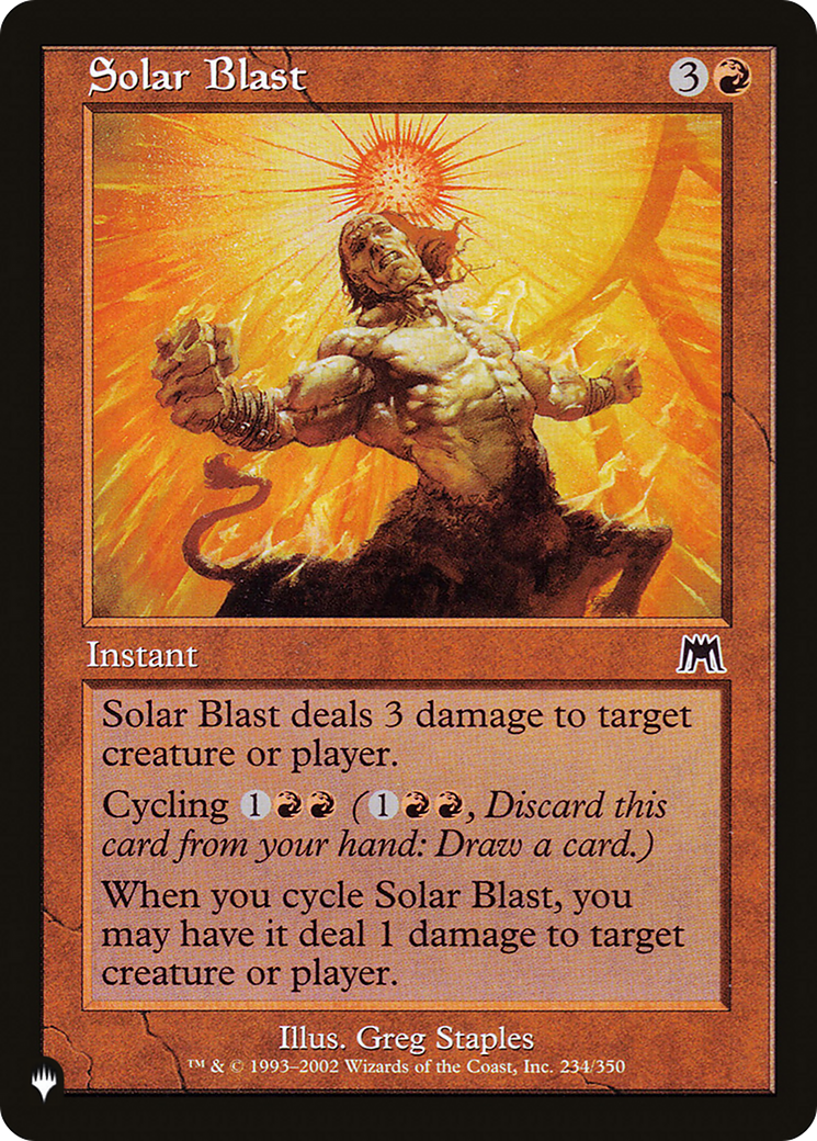 Solar Blast [The List] | Webway Games