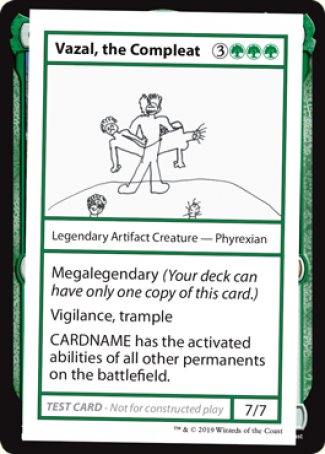 Vazal, the Compleat (2021 Edition) [Mystery Booster Playtest Cards] | Webway Games