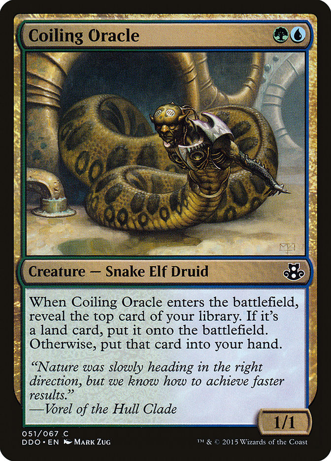 Coiling Oracle [Duel Decks: Elspeth vs. Kiora] | Webway Games
