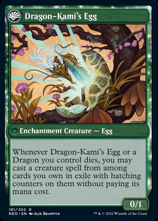 The Dragon-Kami Reborn // Dragon-Kami's Egg [Kamigawa: Neon Dynasty] | Webway Games
