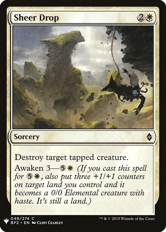 Sheer Drop [Mystery Booster] | Webway Games