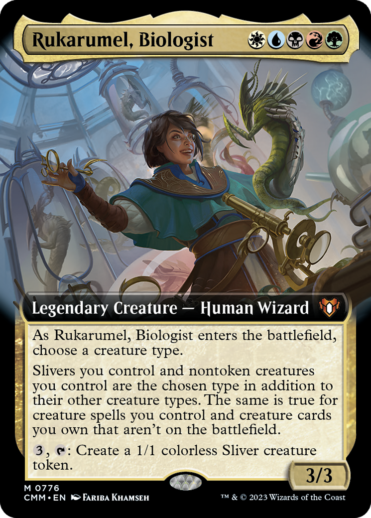 Rukarumel, Biologist (Extended Art) [Commander Masters] | Webway Games