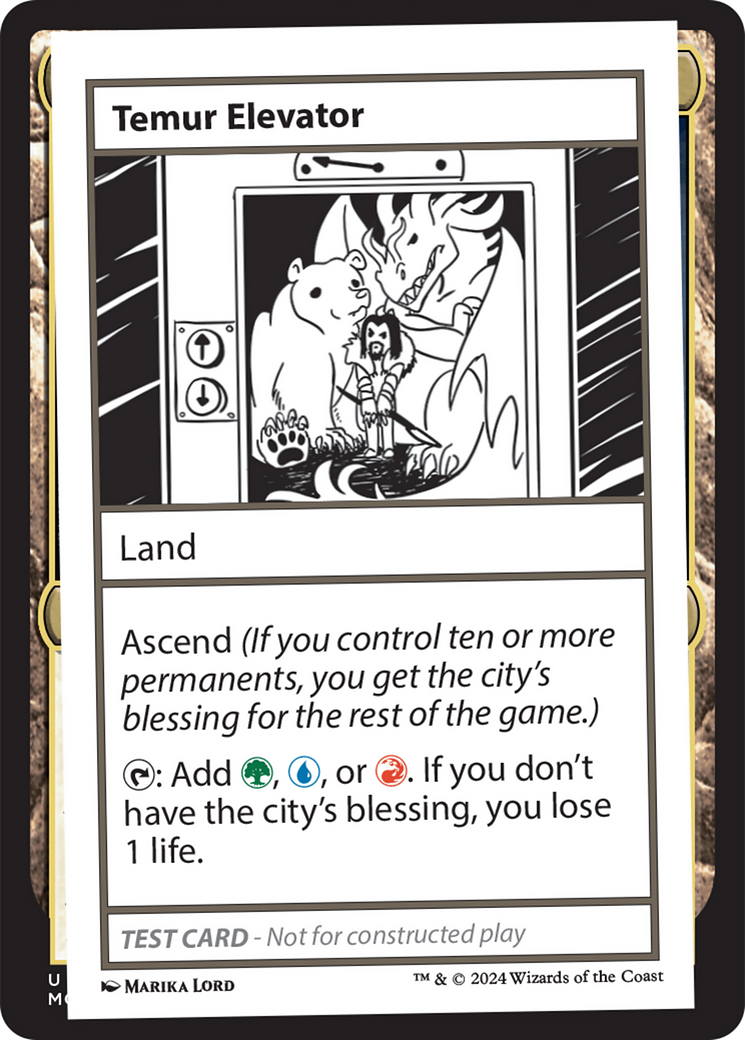 Temur Elevator [Mystery Booster 2 Playtest Cards] | Webway Games
