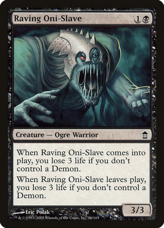 Raving Oni-Slave [Saviors of Kamigawa] | Webway Games