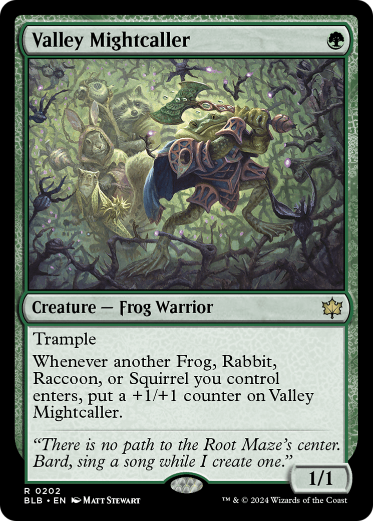 Valley Mightcaller [Bloomburrow] | Webway Games