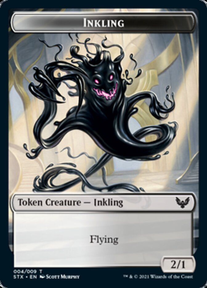 Inkling // Pest Double-Sided Token [Strixhaven: School of Mages Tokens] | Webway Games