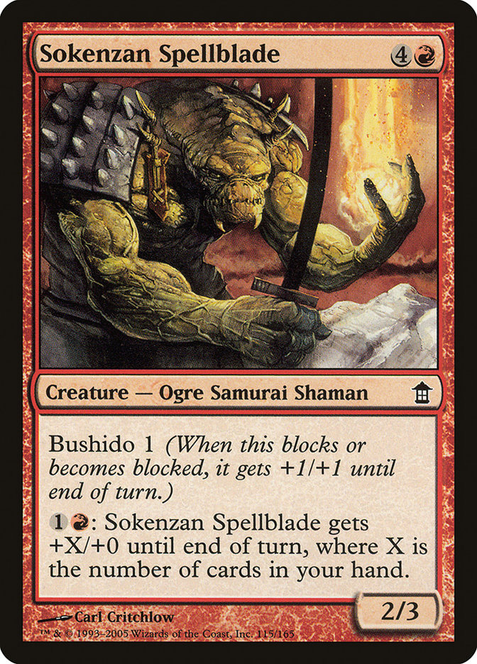 Sokenzan Spellblade [Saviors of Kamigawa] | Webway Games