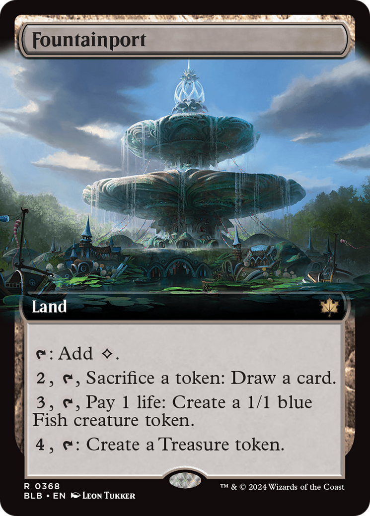 Fountainport (Extended Art) [Bloomburrow] | Webway Games