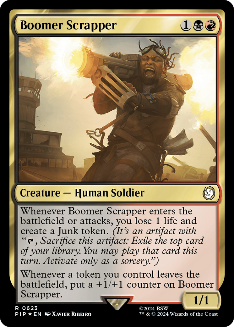 Boomer Scrapper (Surge Foil) [Fallout] | Webway Games