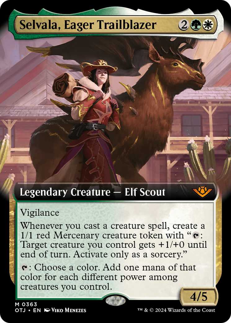 Selvala, Eager Trailblazer (Extended Art) [Outlaws of Thunder Junction] | Webway Games