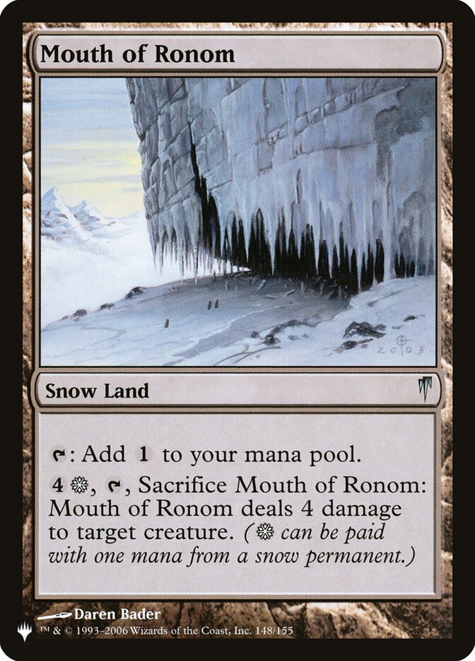 Mouth of Ronom [The List] | Webway Games