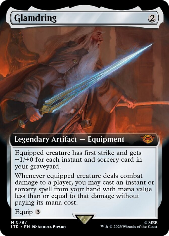 Glamdring (Extended Art) (Surge Foil) [The Lord of the Rings: Tales of Middle-Earth] | Webway Games