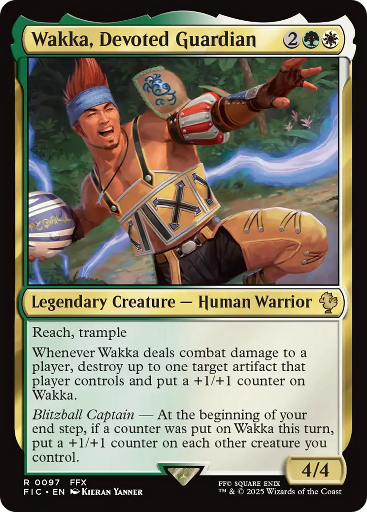 Wakka, Devoted Guardian [FINAL FANTASY Commander] | Webway Games