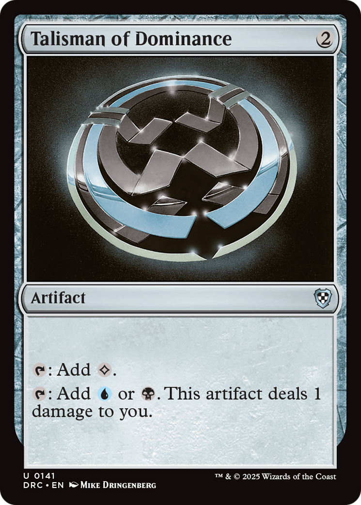 Talisman of Dominance [Aetherdrift Commander] | Webway Games