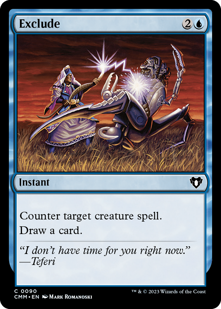 Exclude [Commander Masters] | Webway Games