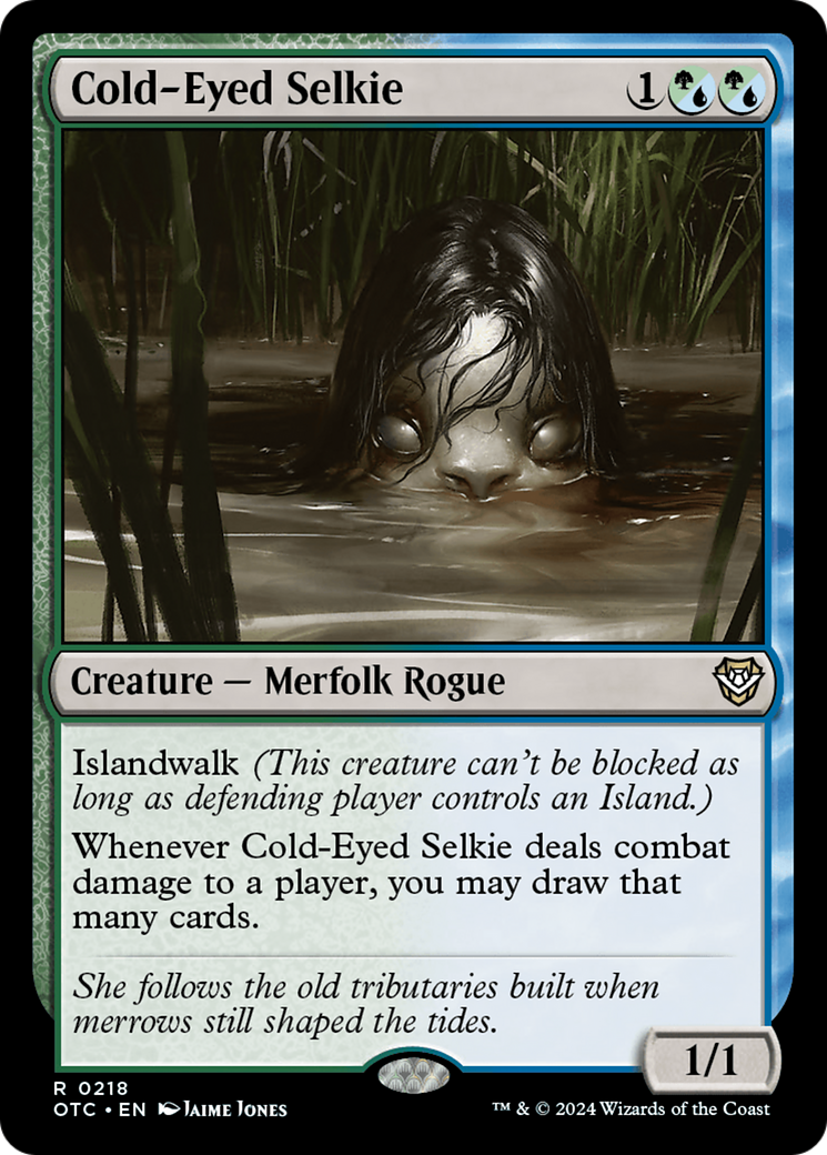 Cold-Eyed Selkie [Outlaws of Thunder Junction Commander] | Webway Games