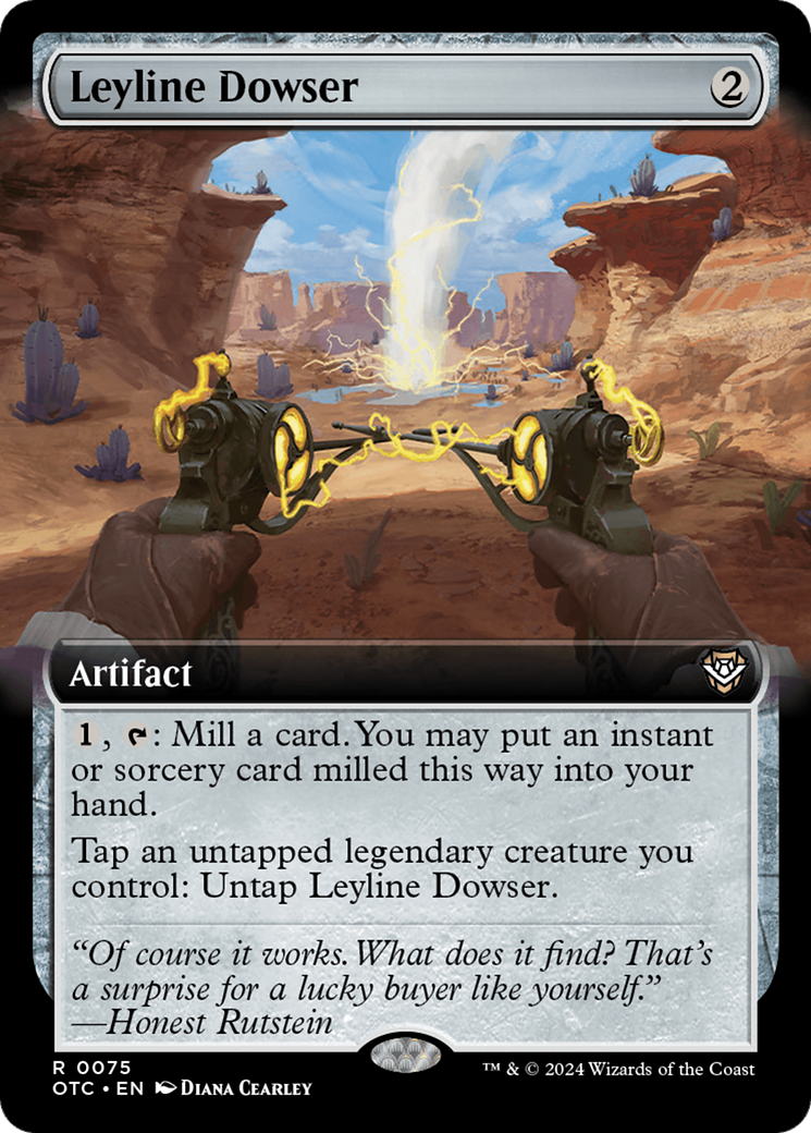 Leyline Dowser (Extended Art) [Outlaws of Thunder Junction Commander] | Webway Games