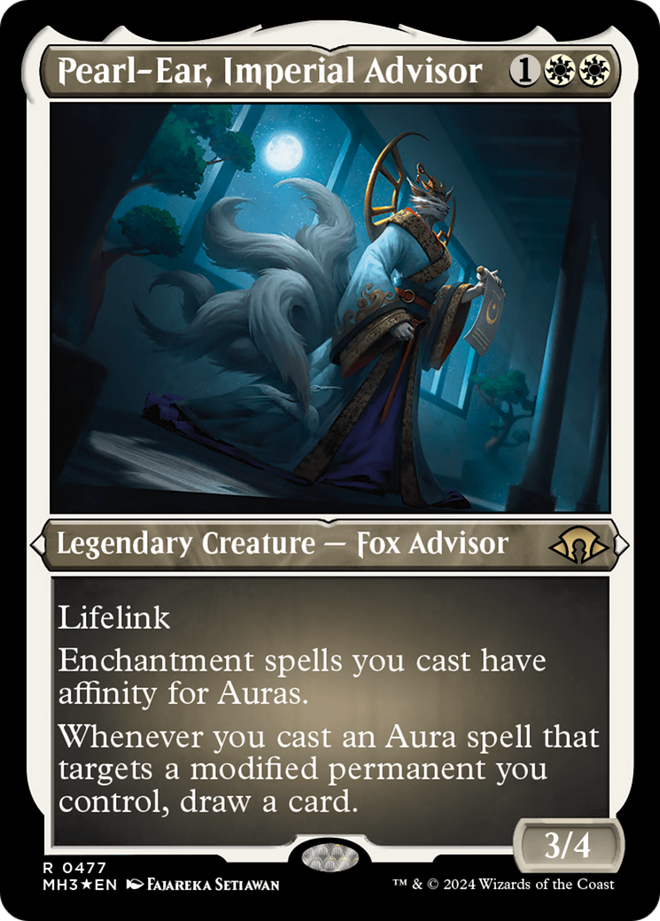 Pearl-Ear, Imperial Advisor (Foil Etched) [Modern Horizons 3] | Webway Games
