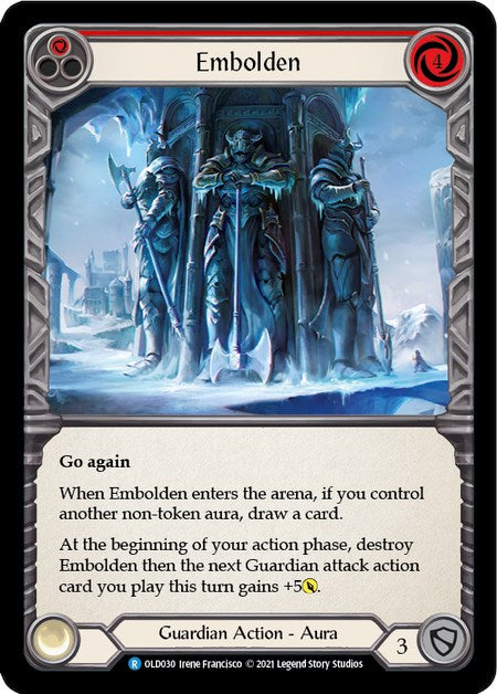 Embolden (Red) [OLD030] (Tales of Aria Oldhim Blitz Deck)  1st Edition Normal | Webway Games