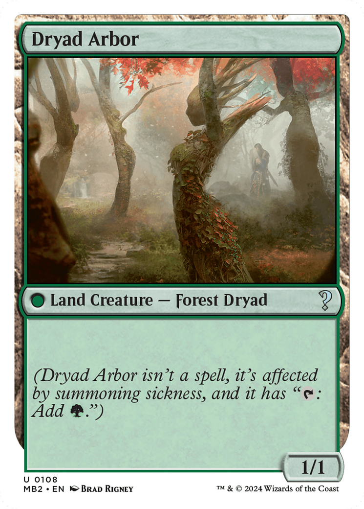 Dryad Arbor (White Border) [Mystery Booster 2] | Webway Games