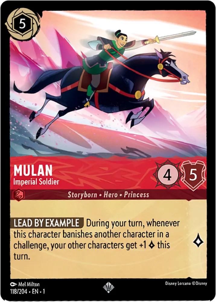 Mulan - Imperial Soldier (Oversized) (118/204) [The First Chapter] | Webway Games