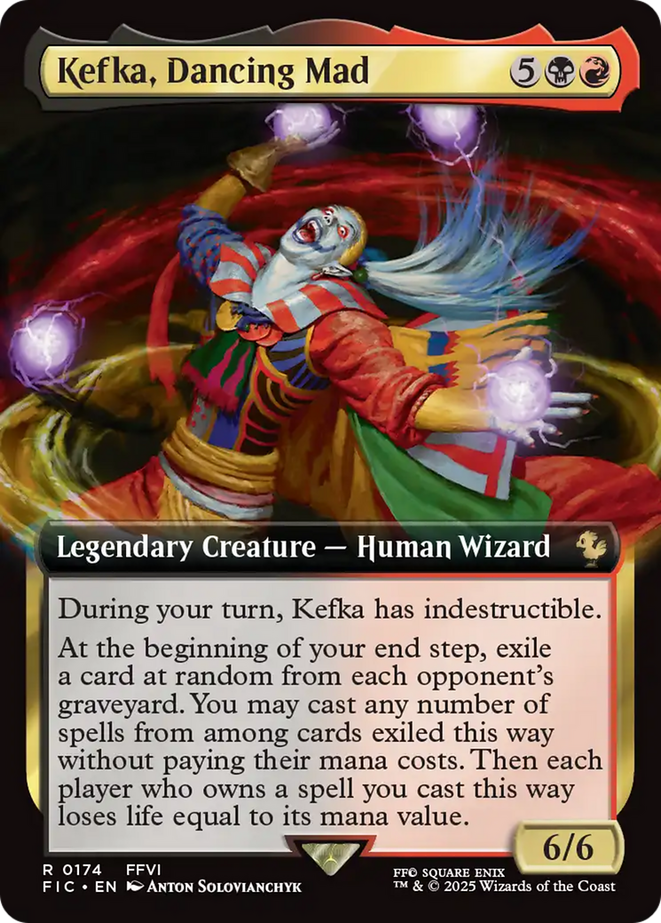 Kefka, Dancing Mad (Extended Art) [FINAL FANTASY Commander] | Webway Games