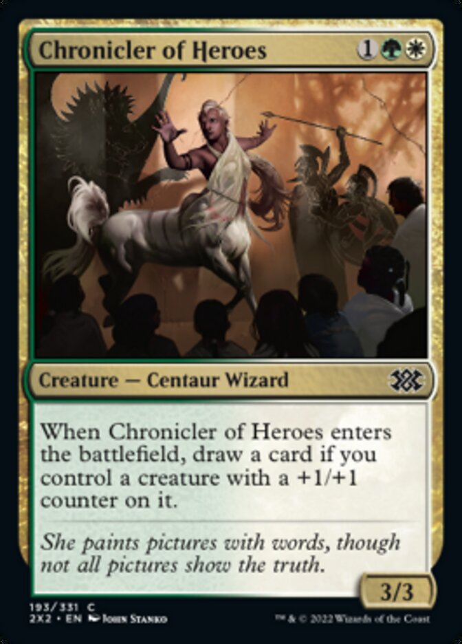 Chronicler of Heroes [Double Masters 2022] | Webway Games