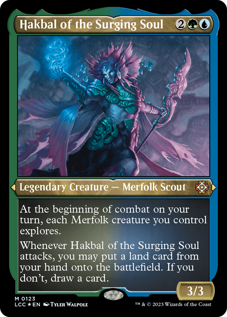 Hakbal of the Surging Soul (Display Commander) [The Lost Caverns of Ixalan Commander] | Webway Games