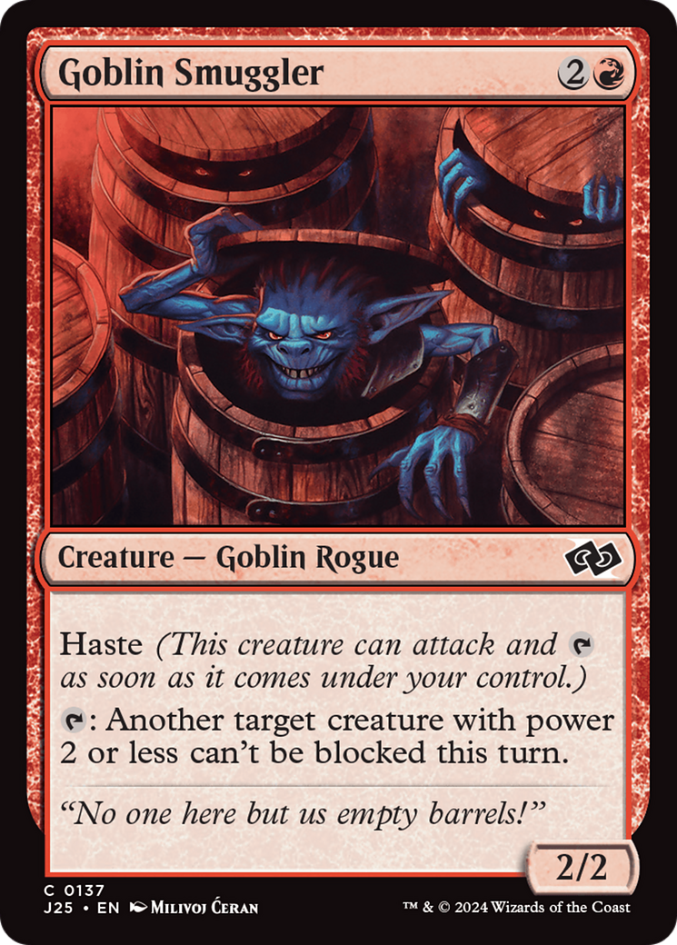 Goblin Smuggler [Foundations Jumpstart] | Webway Games