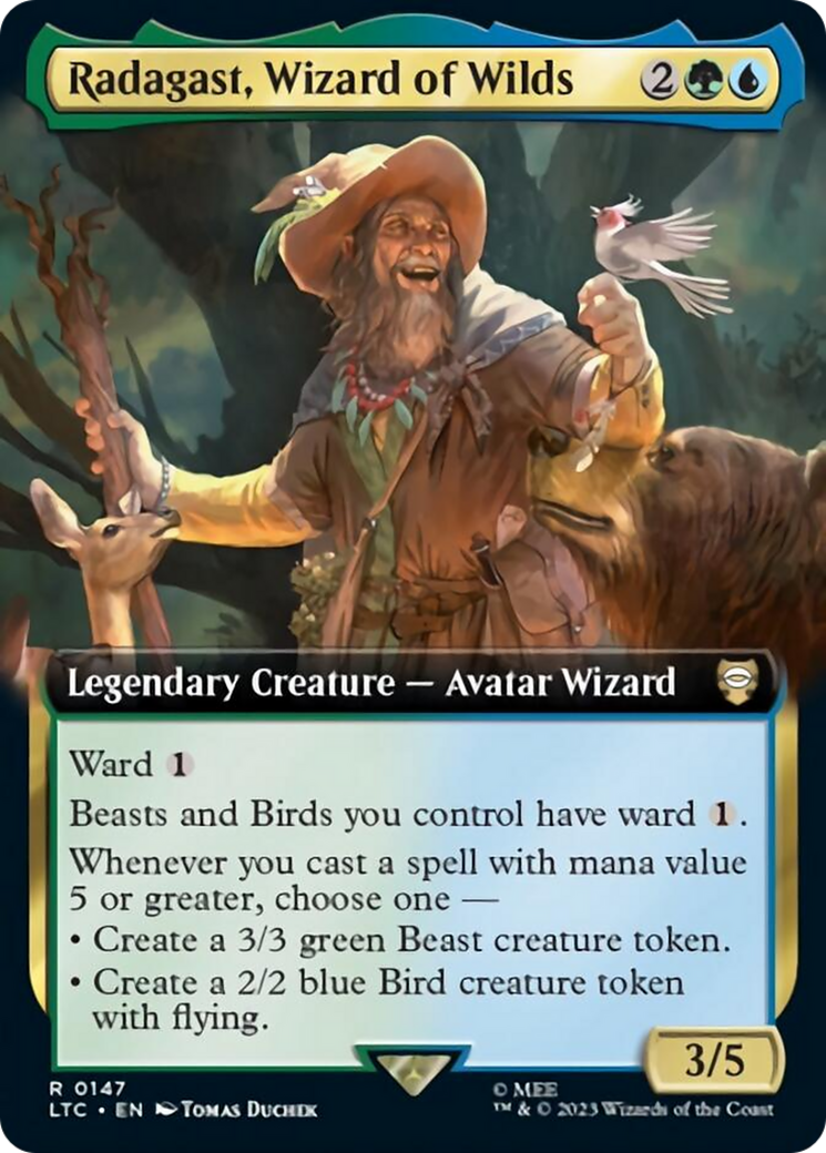 Radagast, Wizard of Wilds (Extended Art) [The Lord of the Rings: Tales of Middle-Earth Commander] | Webway Games