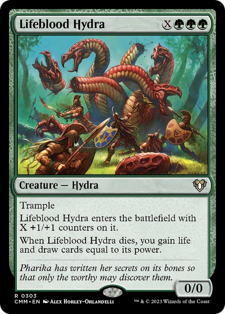 Lifeblood Hydra [Commander Masters] | Webway Games
