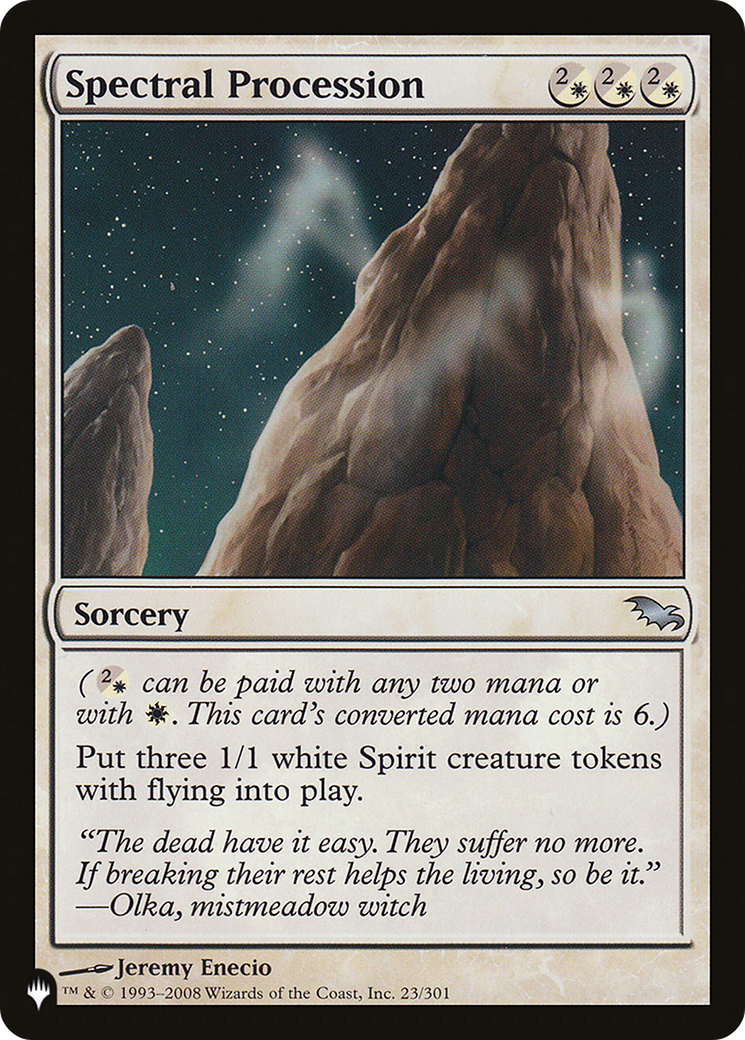 Spectral Procession [The List] | Webway Games