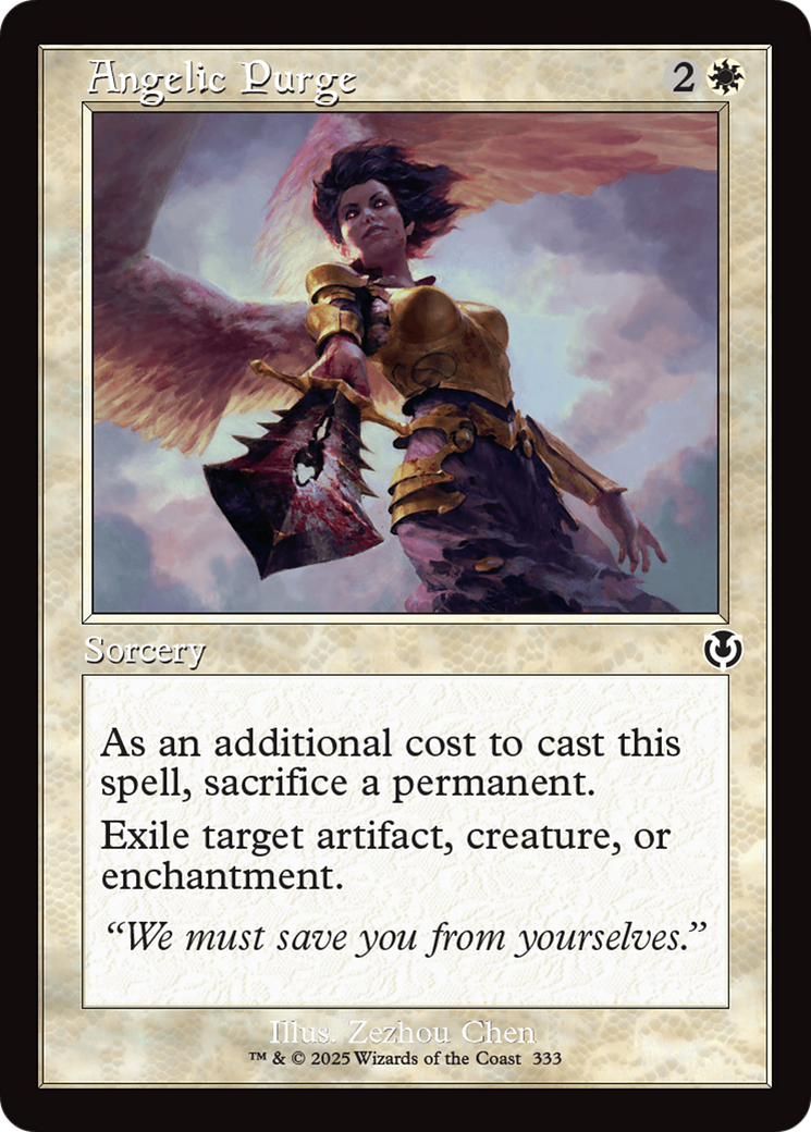 Angelic Purge (Retro Frame) [Innistrad Remastered] | Webway Games