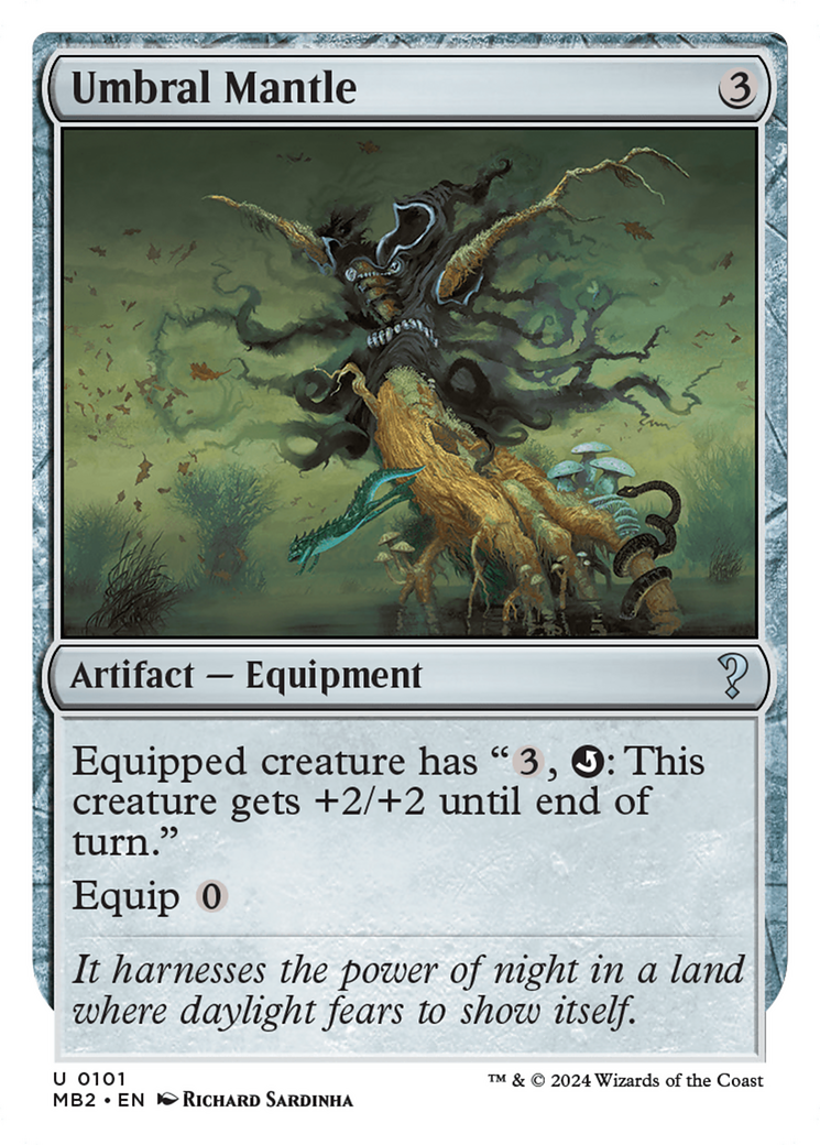 Umbral Mantle (White Border) [Mystery Booster 2] | Webway Games