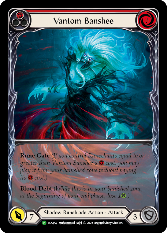Vantom Banshee (Red) (Extended Art) [LGS157] (Promo)  Rainbow Foil | Webway Games