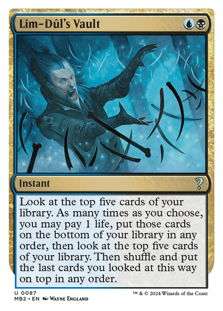 Lim-Dul's Vault (White Border) [Mystery Booster 2] | Webway Games
