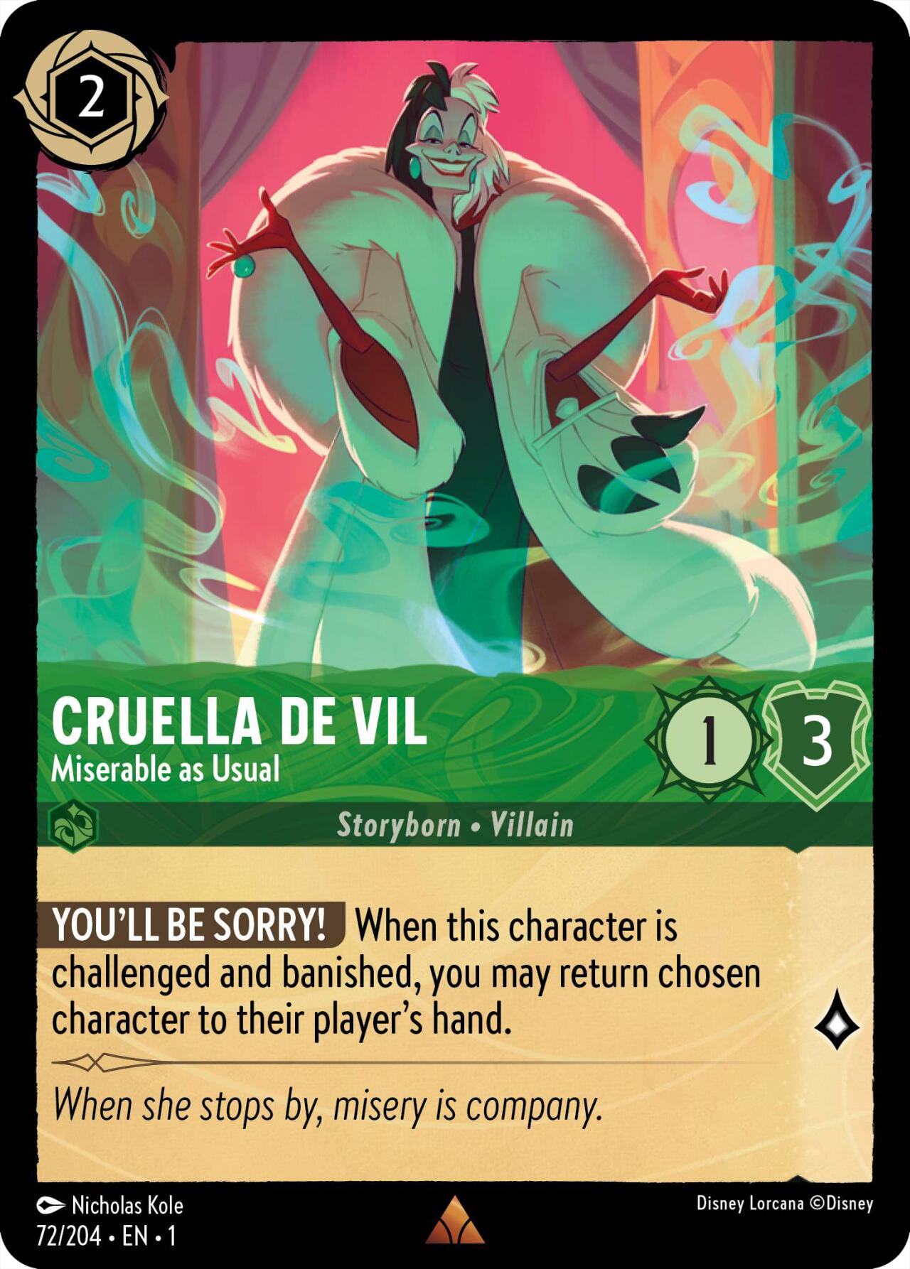 Cruella de Vil - Miserable as Usual (72/204) [The First Chapter] | Webway Games